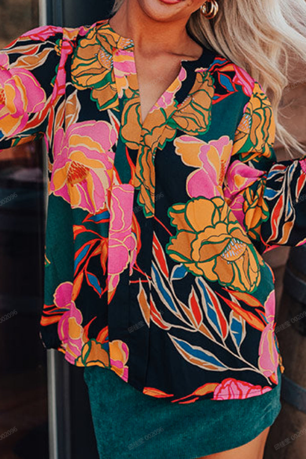 Time To Bloom Floral Print Top