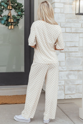 Everything In Check 2pc Lounge Set