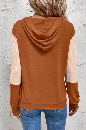 Snug All Day Ribbed Hoodie Top