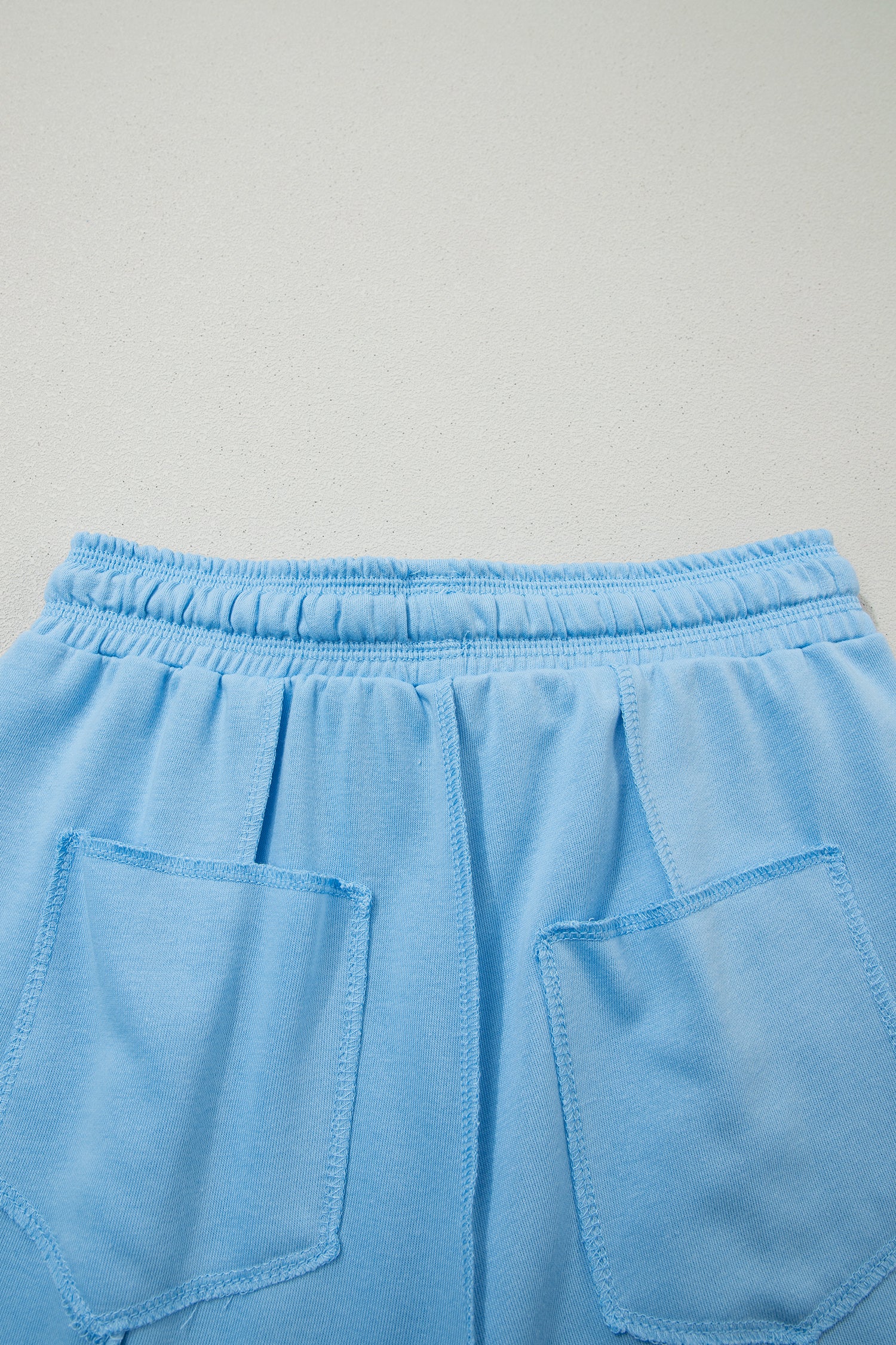Here For It Sky Blue Top and Barrel Pant Set