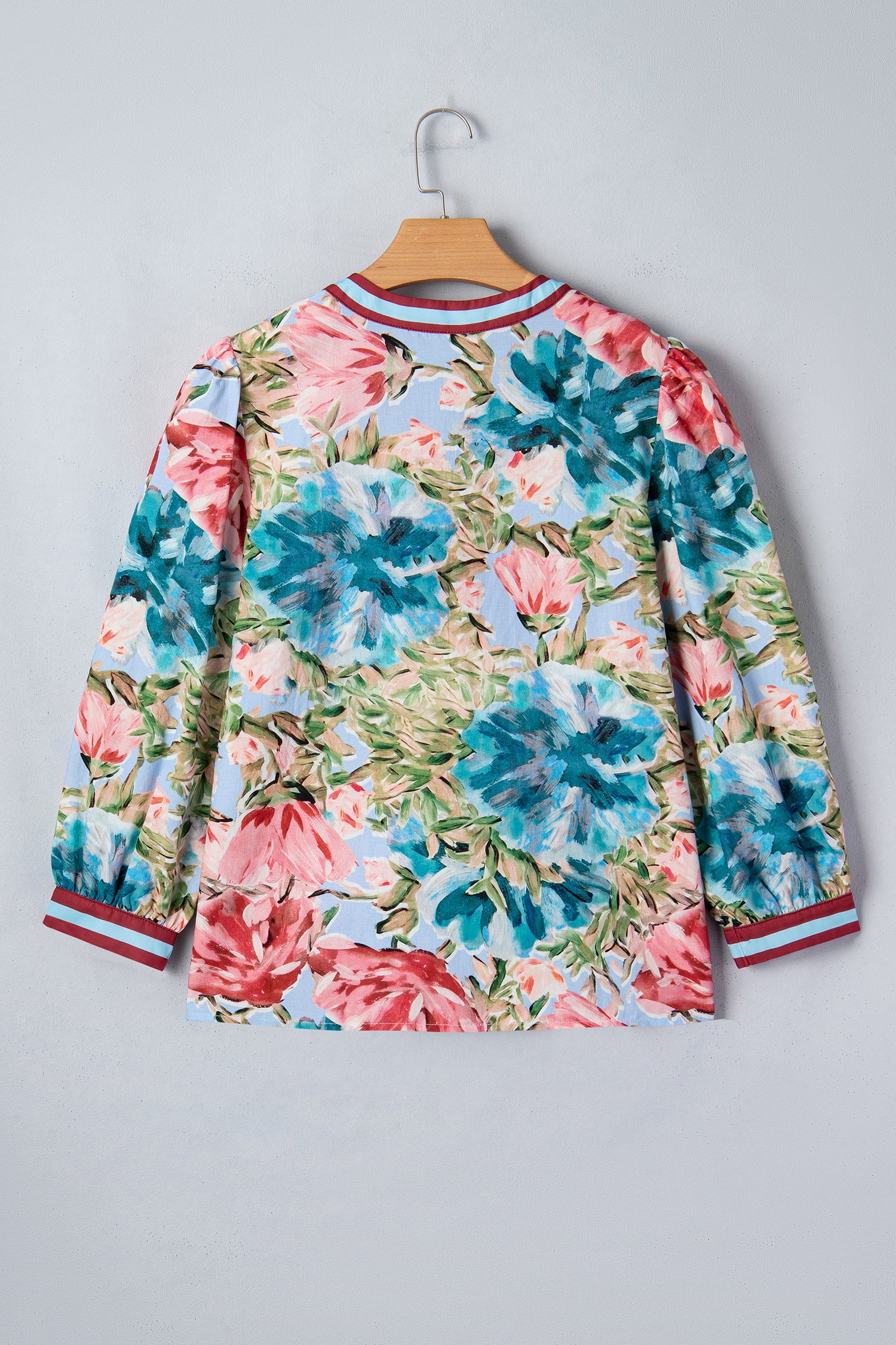Bloom And Grow V Neck Floral Top