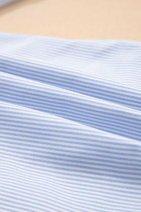 Simply Striped Button Down Top