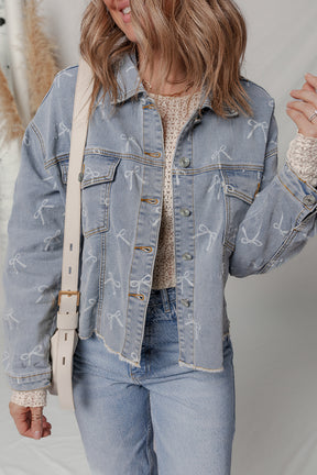 All About The Bows Denim Jacket