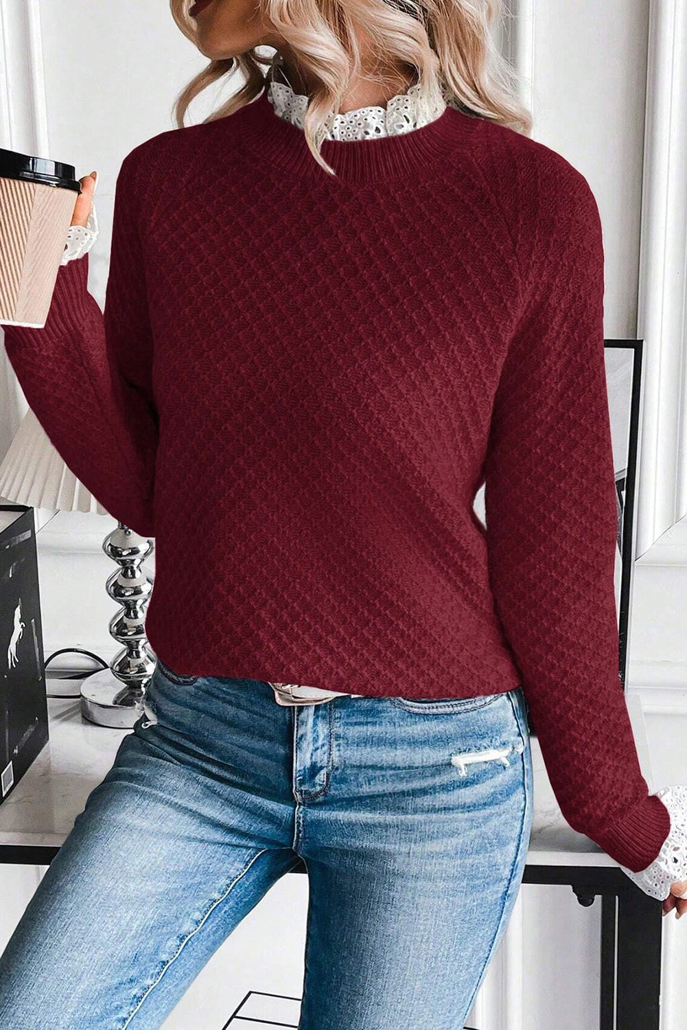 The Frill Of It All Sweater