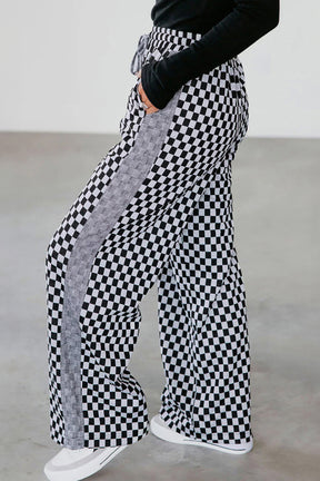 Check The Trend Drawstring Waist Pants