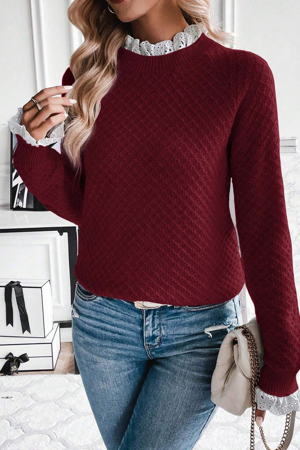 The Frill Of It All Sweater