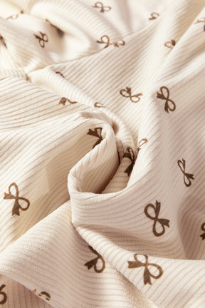 Bows Made Cute Corduroy Pants