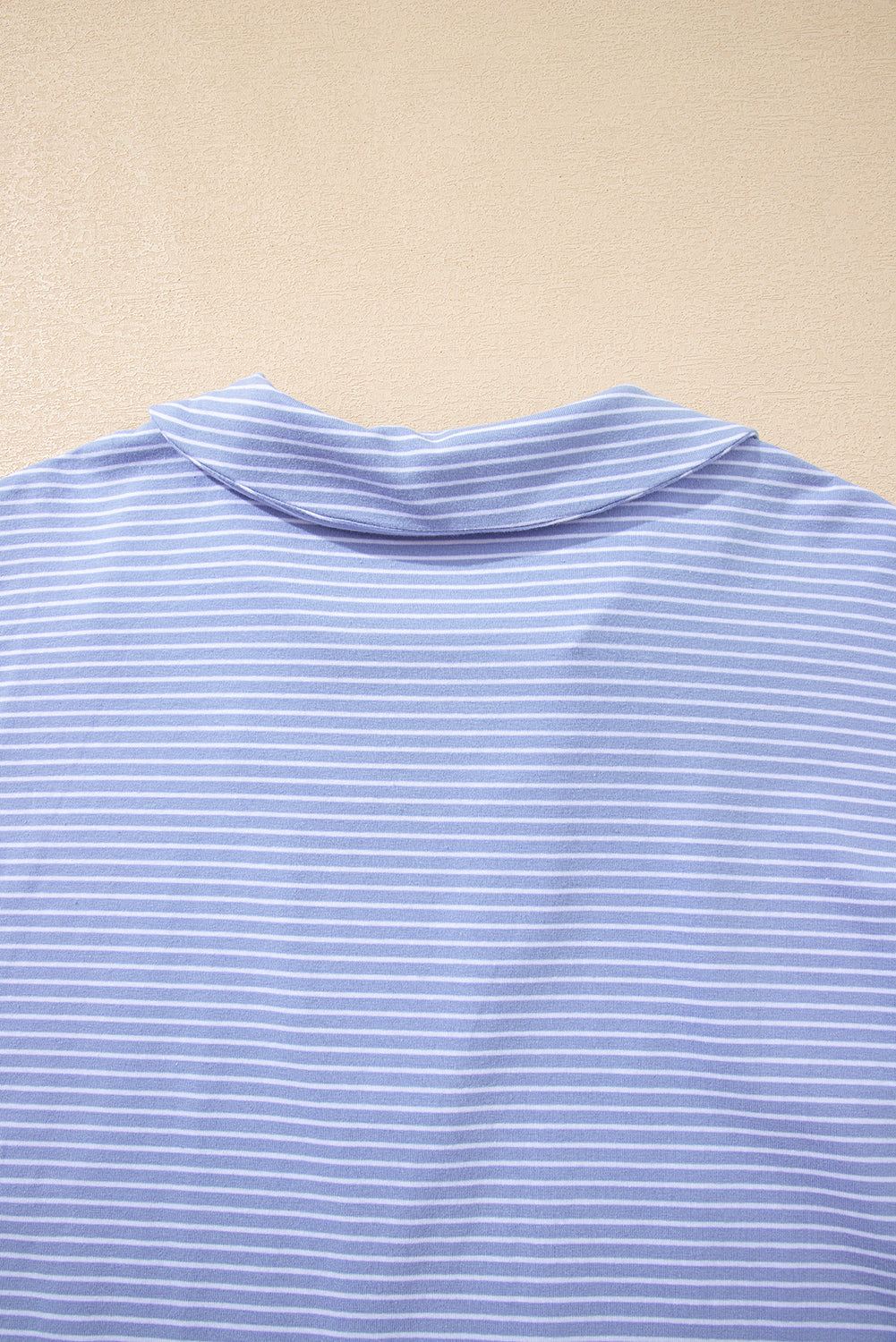 Let's Do This Sky Blue Stripe Top And Shorts Set