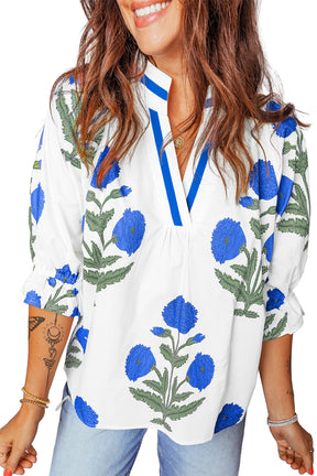 That Girl Energy Flower Print Top