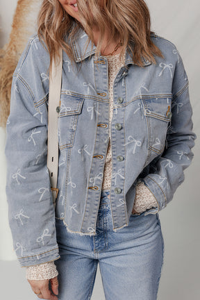 All About The Bows Denim Jacket