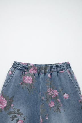 Morning Stroll Floral Print Jeans