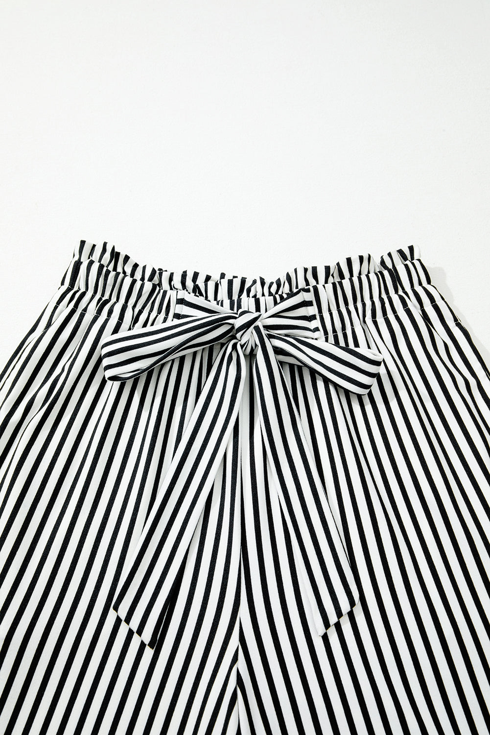 Easy Win Black Stripe High Waist Pants