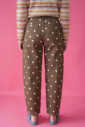Happy Go Dottie Barrel Jeans (3 Colors)