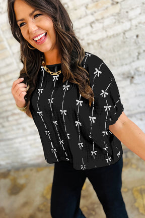 Pretty As A Bow Black Top