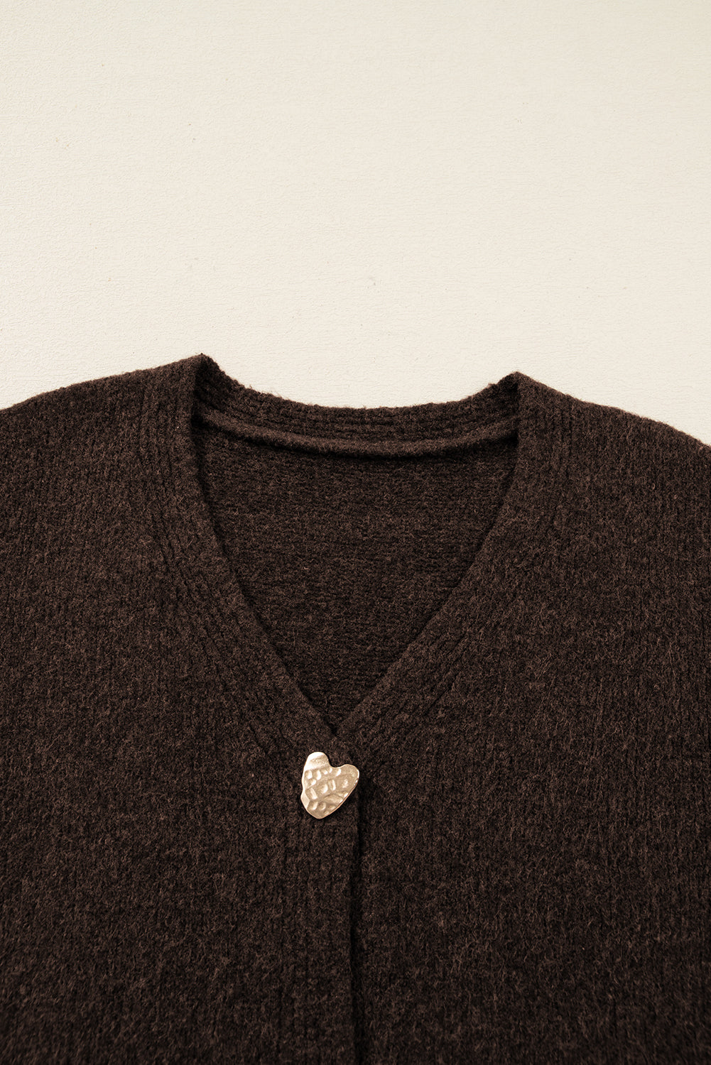 Every Beat Of My Heart Brown Sweater