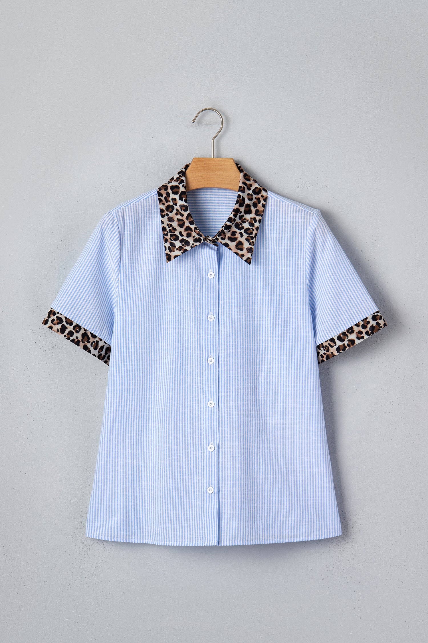 Wild For Stripes Sky Blue Top