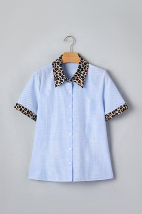Wild For Stripes Sky Blue Top