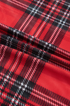 Plaid Intentions Mesh Top