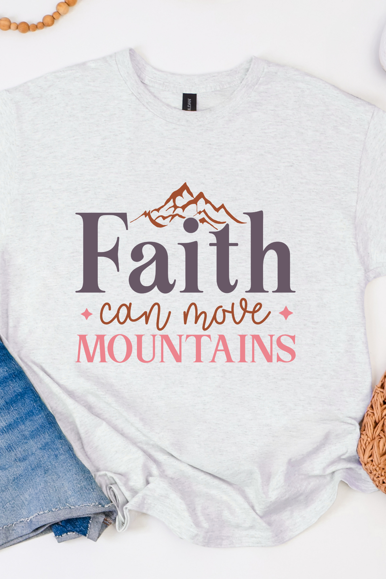 Can Move Mountains Graphic Tee and Sweatshirt