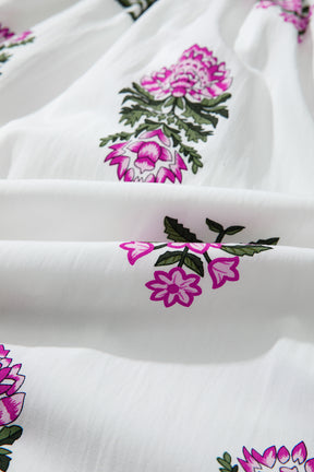 Already Obsessed White Floral Maxi Dress