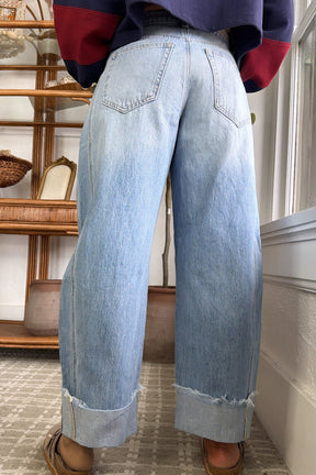 Turn It Up Ankle-length Jeans (2 Colors)