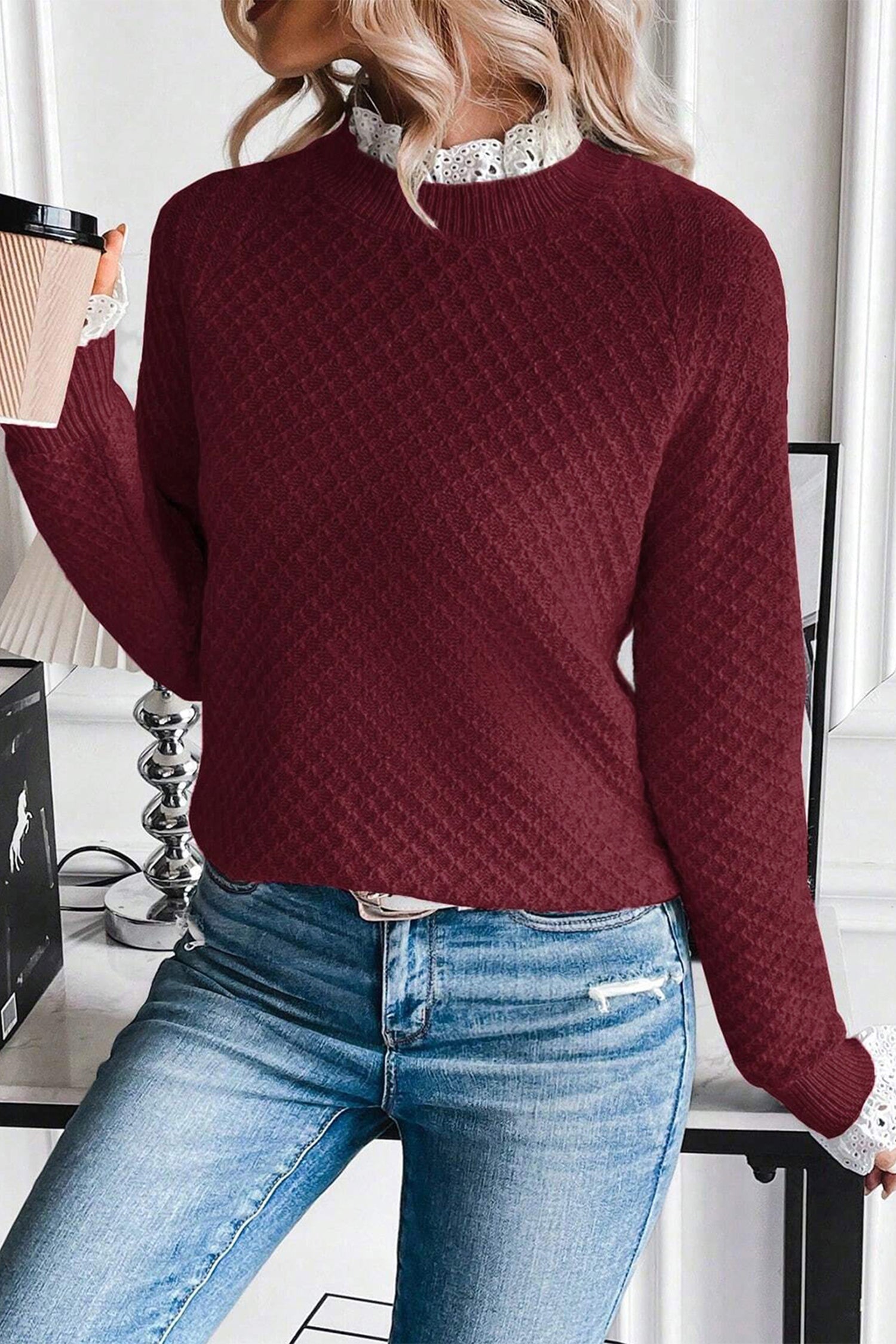 The Frill Of It All Sweater