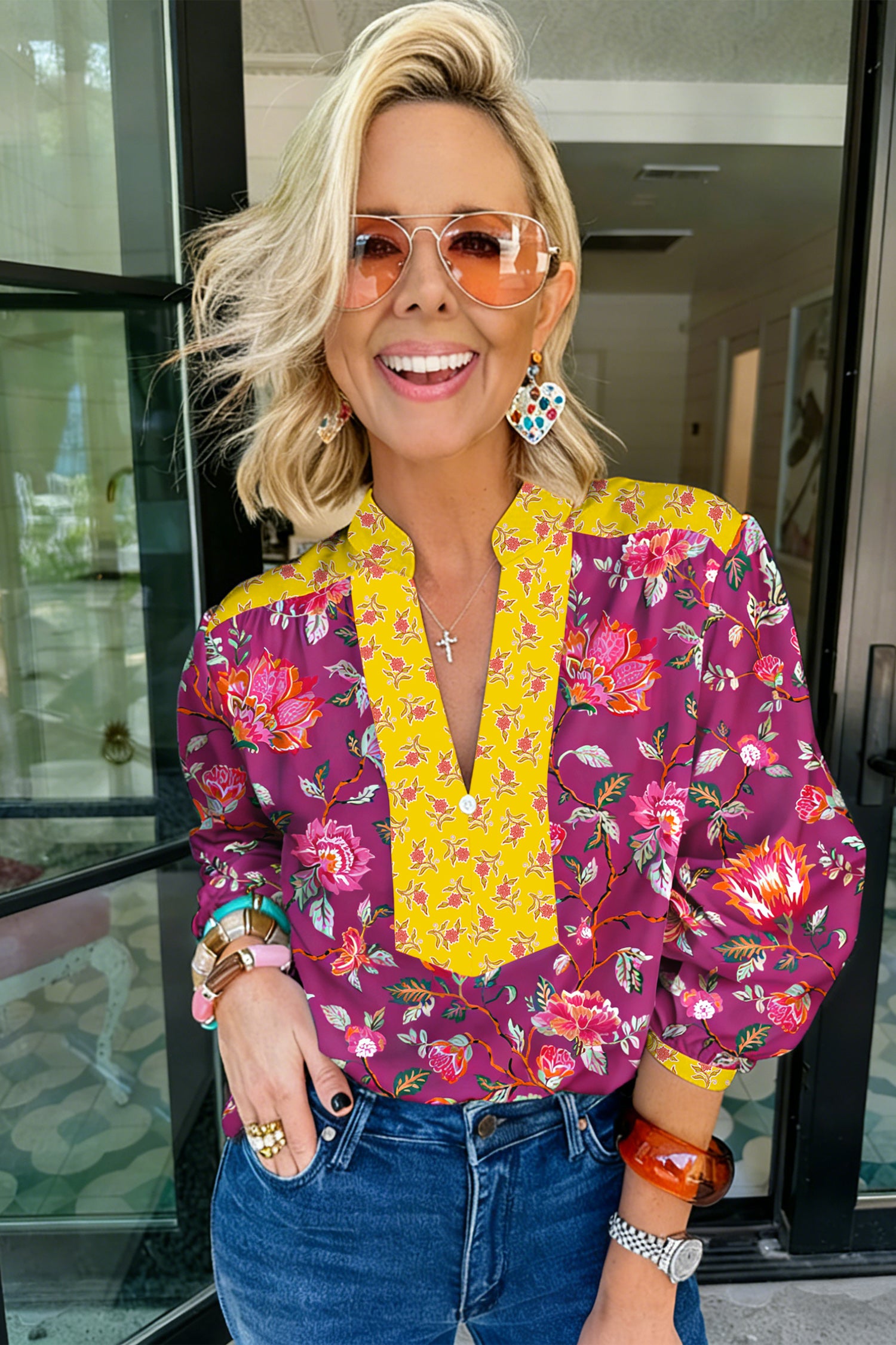 Floral And Feminine Top