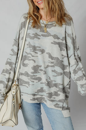 Nowhere To Hide Multicolor Camouflage Sweatshirt