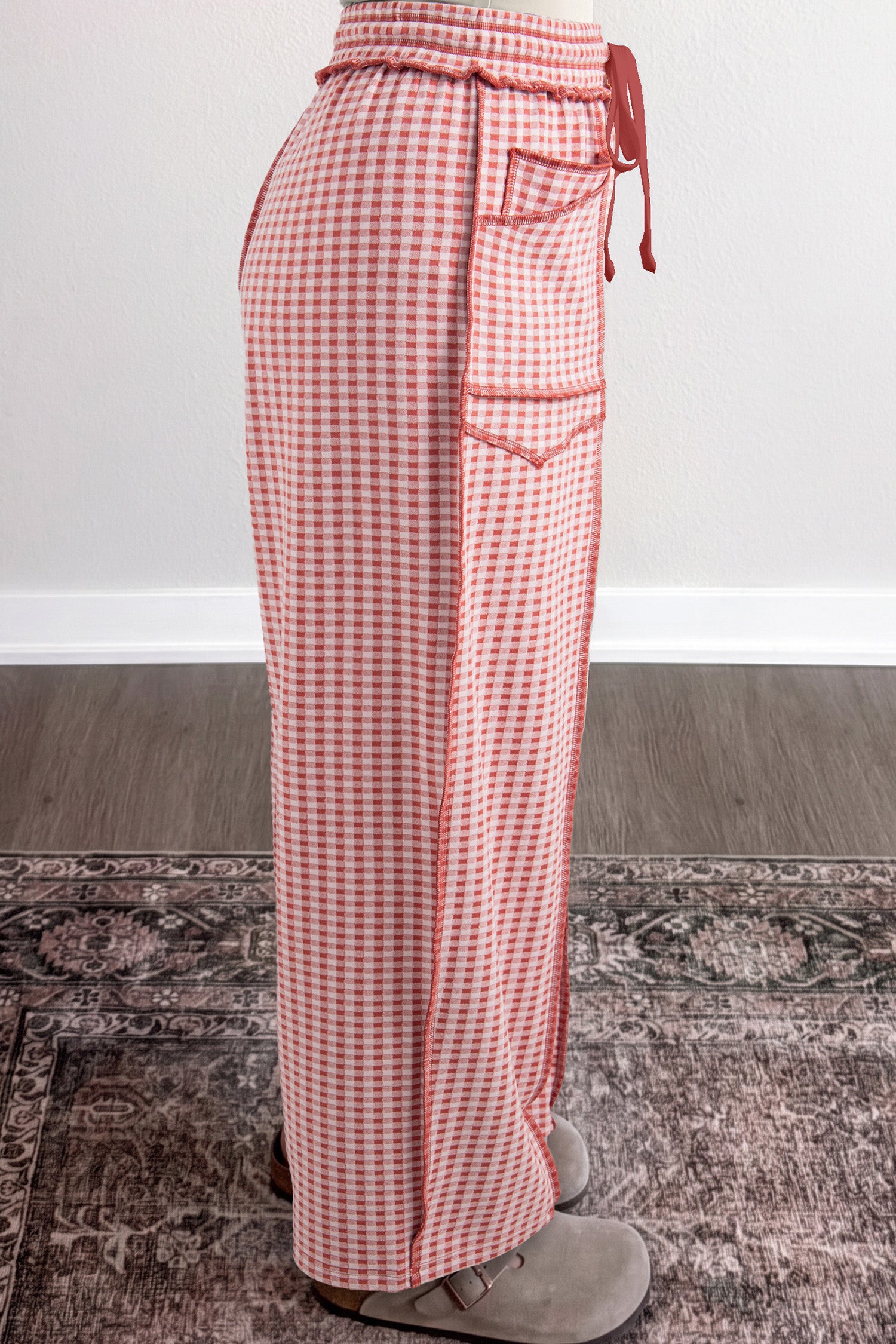 Gingham On The Go Pants (2 Colors)
