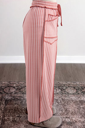 Gingham On The Go Pants (2 Colors)