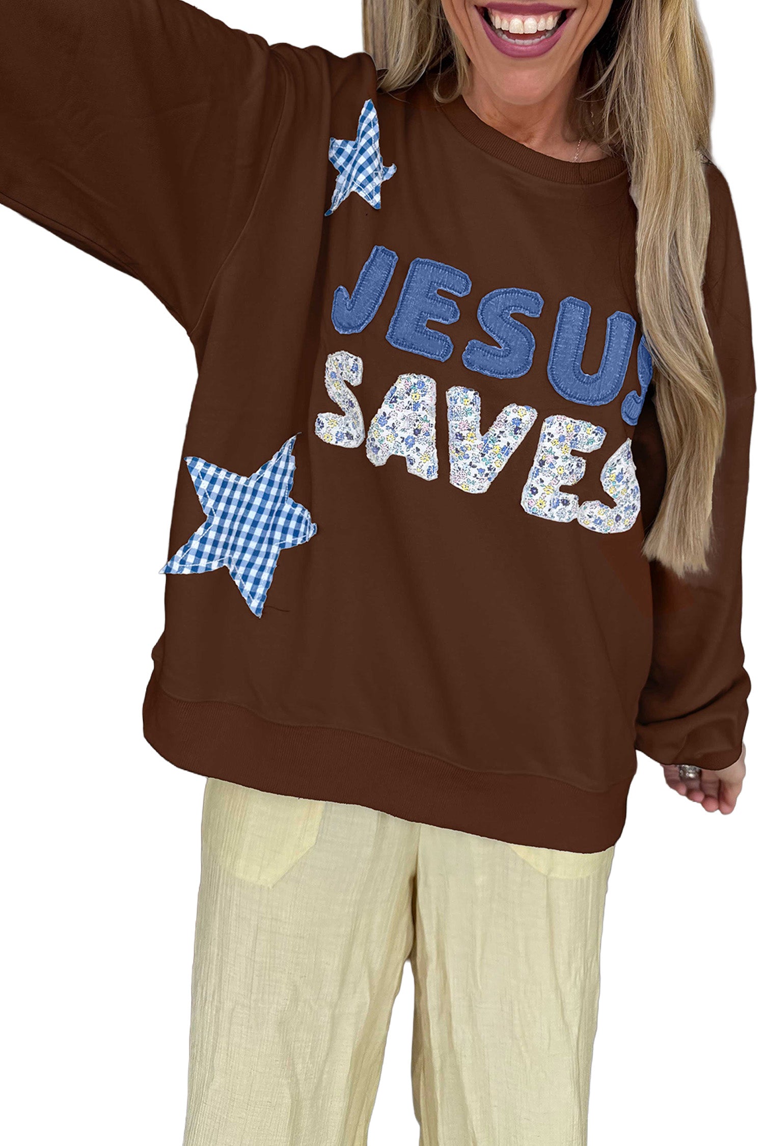 Jesus Saves Sweatshirt (2 Colors)