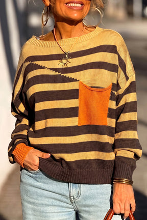 Stripe Hype Colorblock Sweater