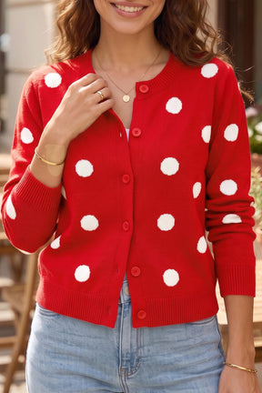 Happy Little Thing Polka Dot Cardigan (3 Colors)