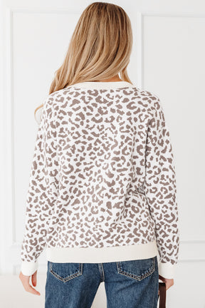 Just A Little Wild Knit Cardigan Sweater (2 Colors)