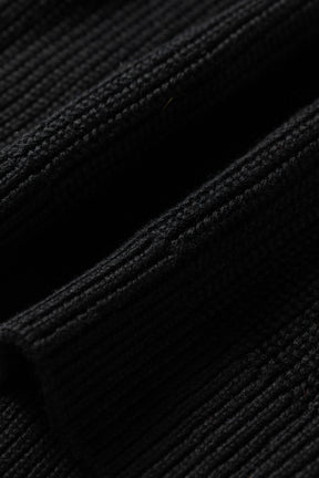 Everyday Sport Striped Trim V Neck Sweater