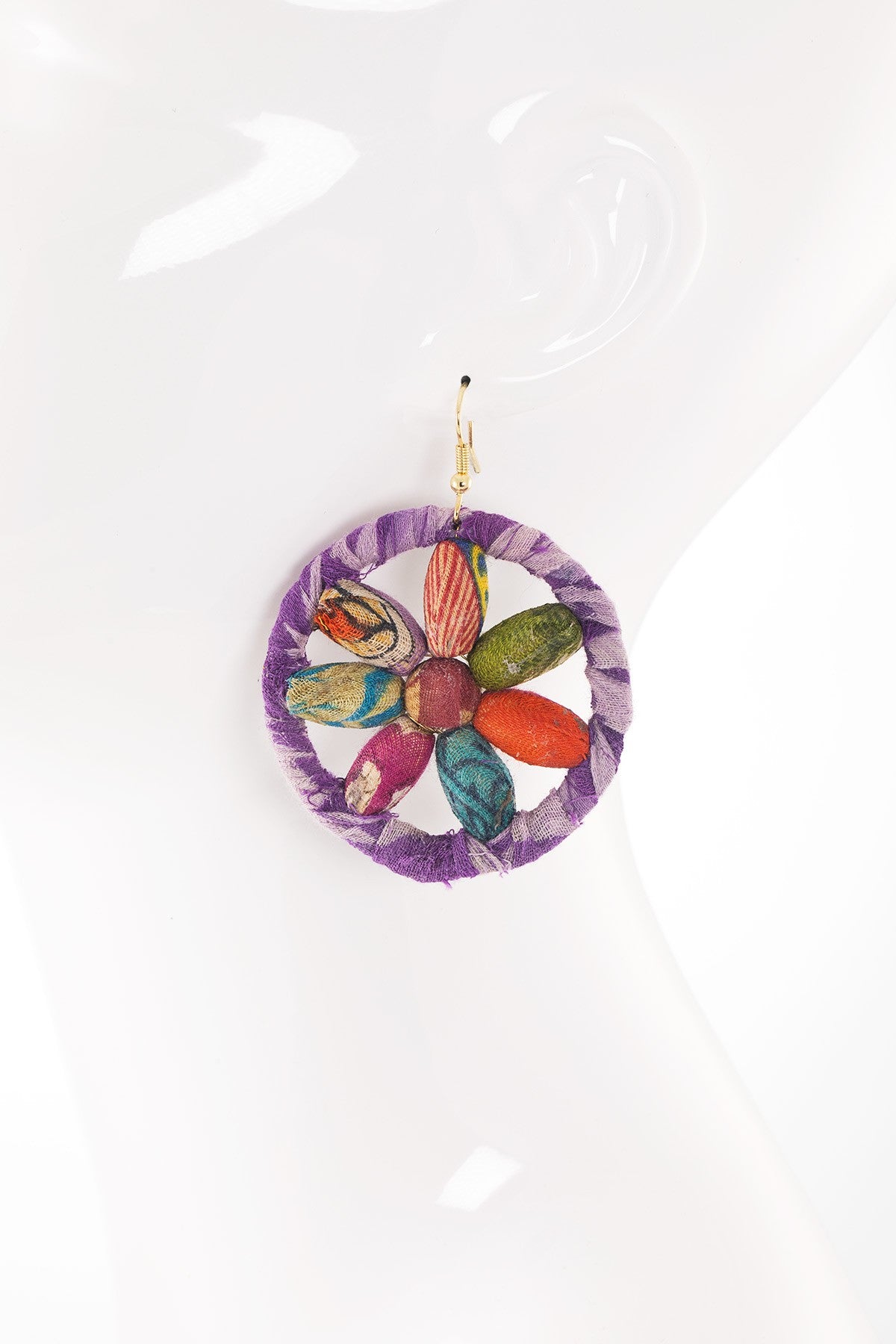 Multi Wagon Wheel Earrings - E050LV