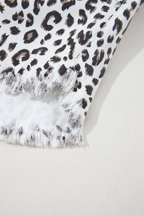 Spot the Fever Frayed Hem Denim Shorts