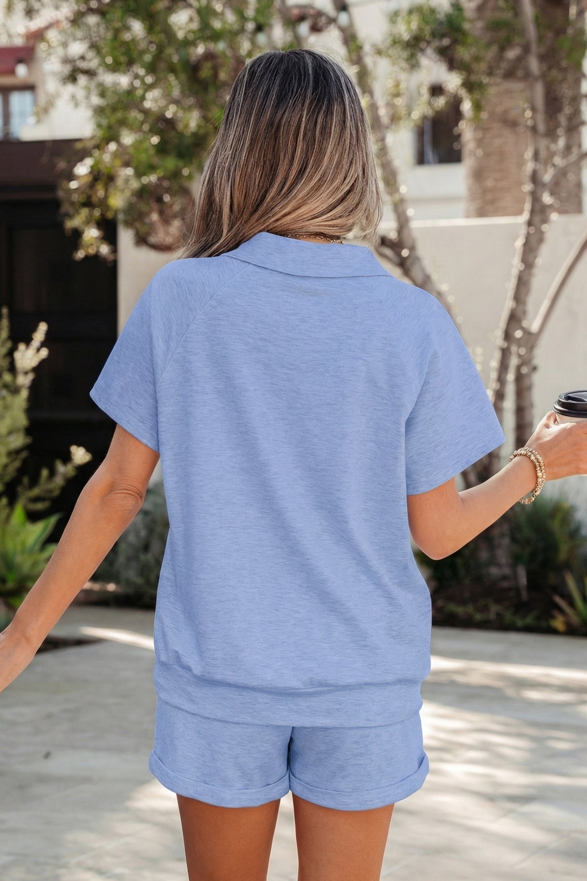 Match Made Easy Light Sky Blue 2pc Set
