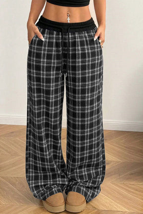 Mad About Plaid Wide Leg Pants