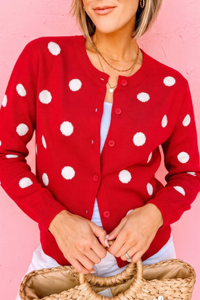 Happy Little Thing Polka Dot Cardigan (3 Colors)