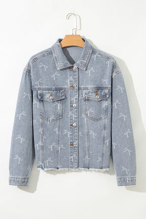All About The Bows Denim Jacket