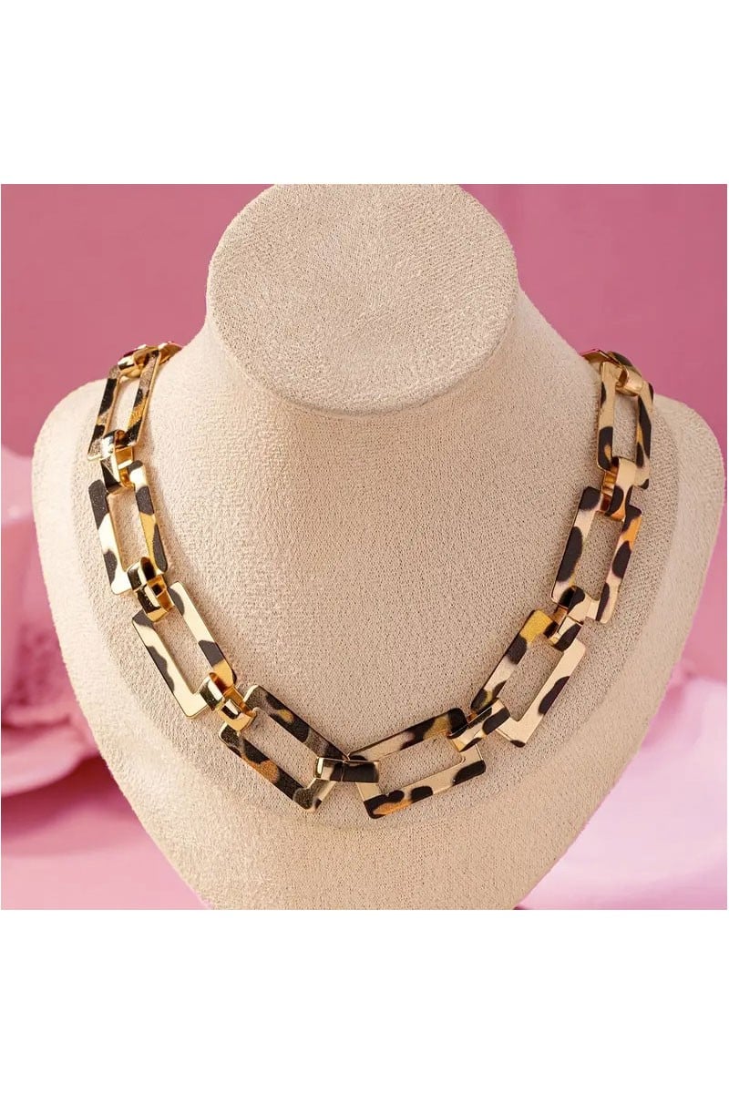 Link Statement Necklace - N088LE