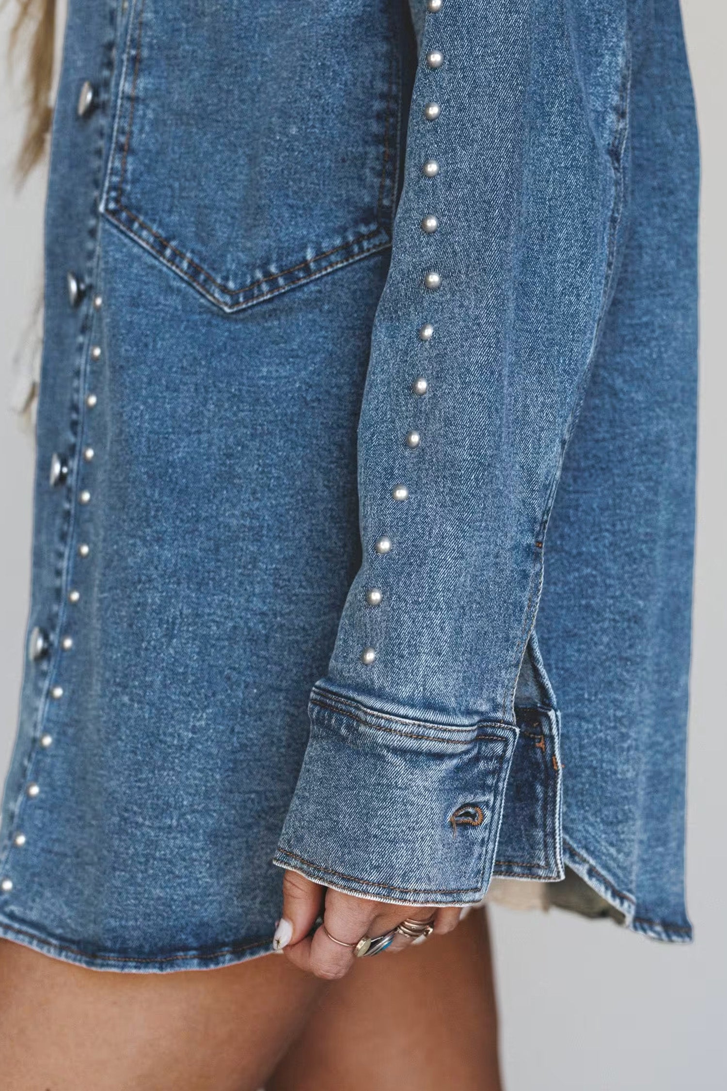 Little Bit Edgy Denim Jacket
