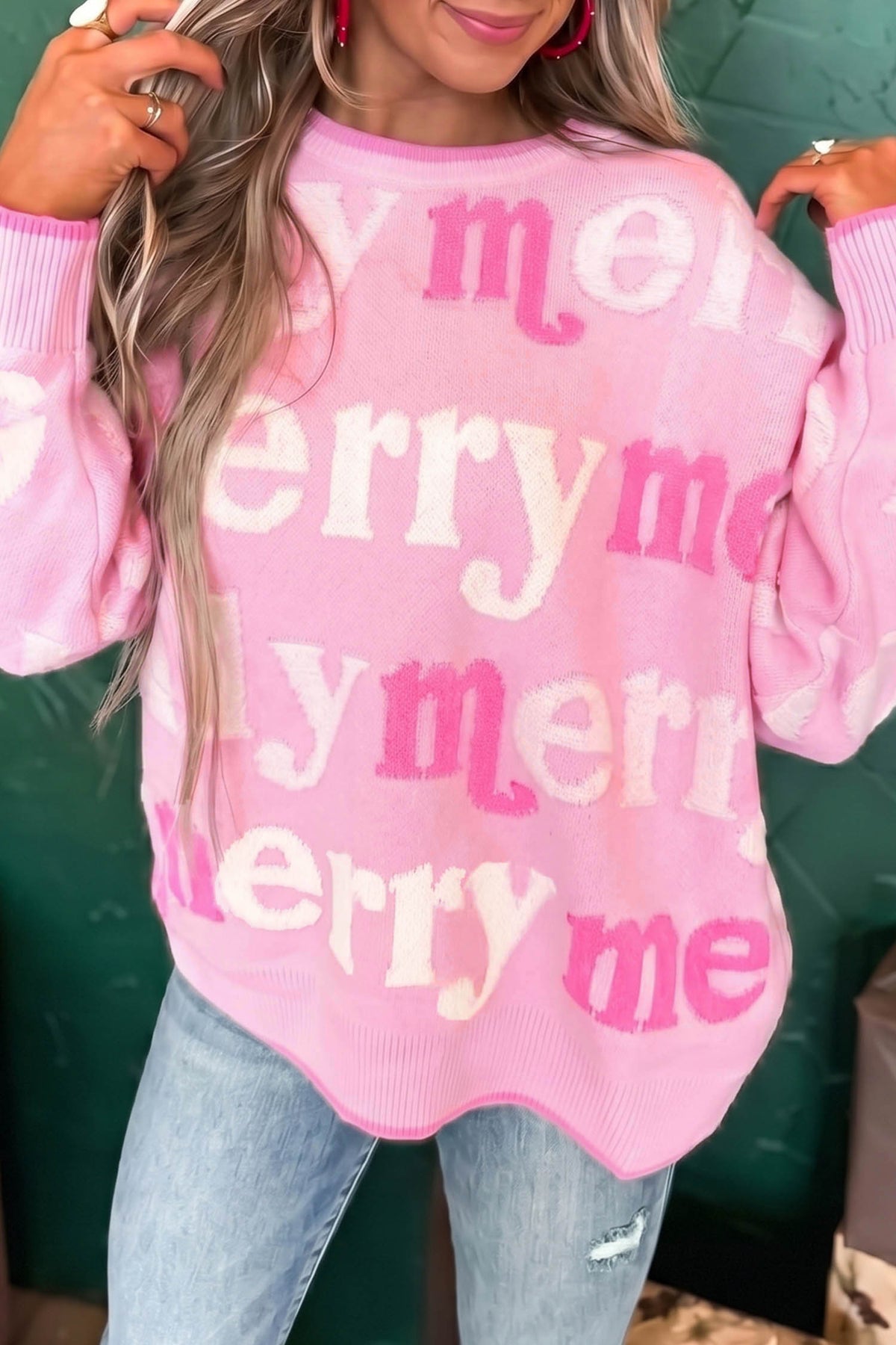 A Very Merry Pinkmas Sweater