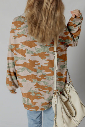 Nowhere To Hide Brown Camouflage Sweatshirt