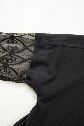 Shine Bright Bow Textured Top