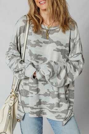 Nowhere To Hide Multicolor Camouflage Sweatshirt