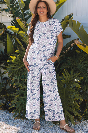 Right On Target Camo Top And Pant Set