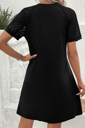 Classic All Day Pleated Detail Shift Dress