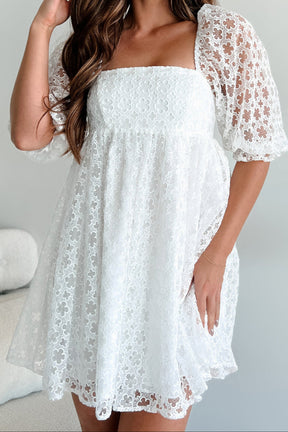 Classy By Nature Lace Empire Waist Dress